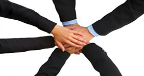 AYCS partnership — hands joined together